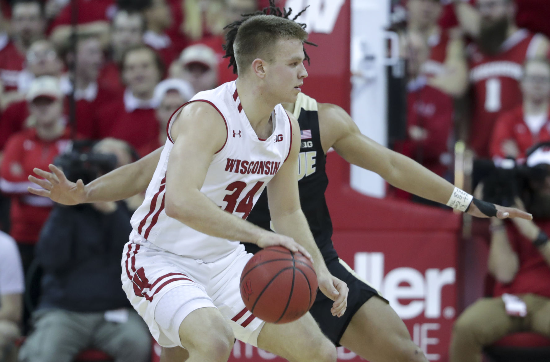 Boilermakers 84, Badgers 80 (OT)
